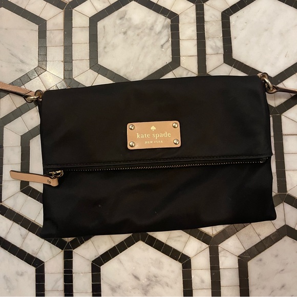 Kate Spade Nylon Foldover Crossbody Bag - Picture 1 of 6
